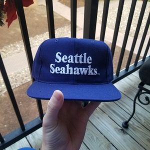 1990s Seattle Seahawks Snapback Hat